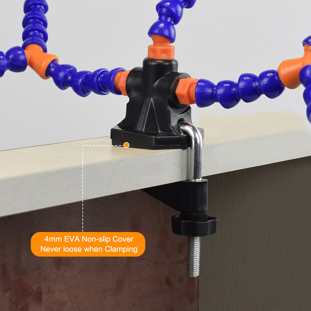 Magnifier With Light - Lasreparatiewerkbank 3X vergrootglas met LED-licht Soldeerstationhouder