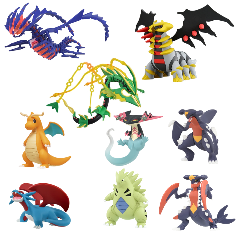 Model Kit Rayquaza - Originele TAKARA TOMY Dragon Type Pokemon