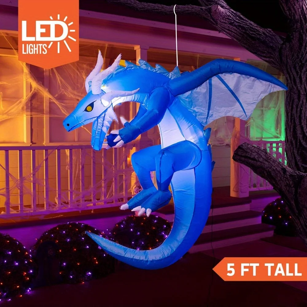 Model Kit Dragon - 5 ft hoge hangende ijsdraak Halloween