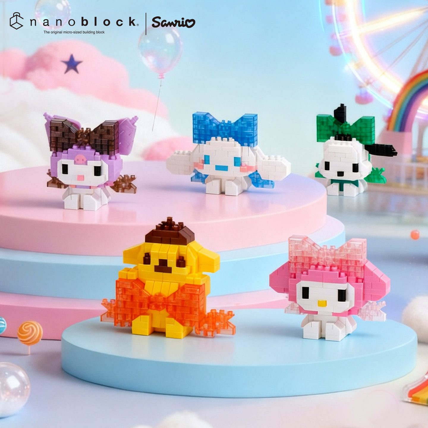 Model Kit For Girls - Nanoblock Sanrio Micro Bouwstenen Echte Big