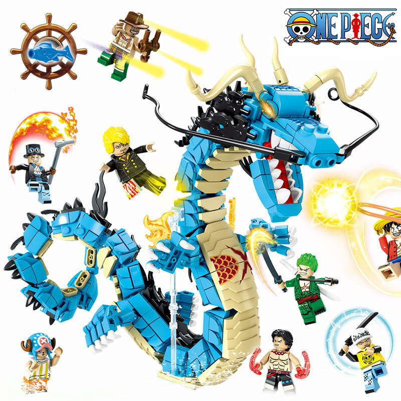 Model Kit Dragon - Een Stuk Bouwstenen Blind Box Luffy