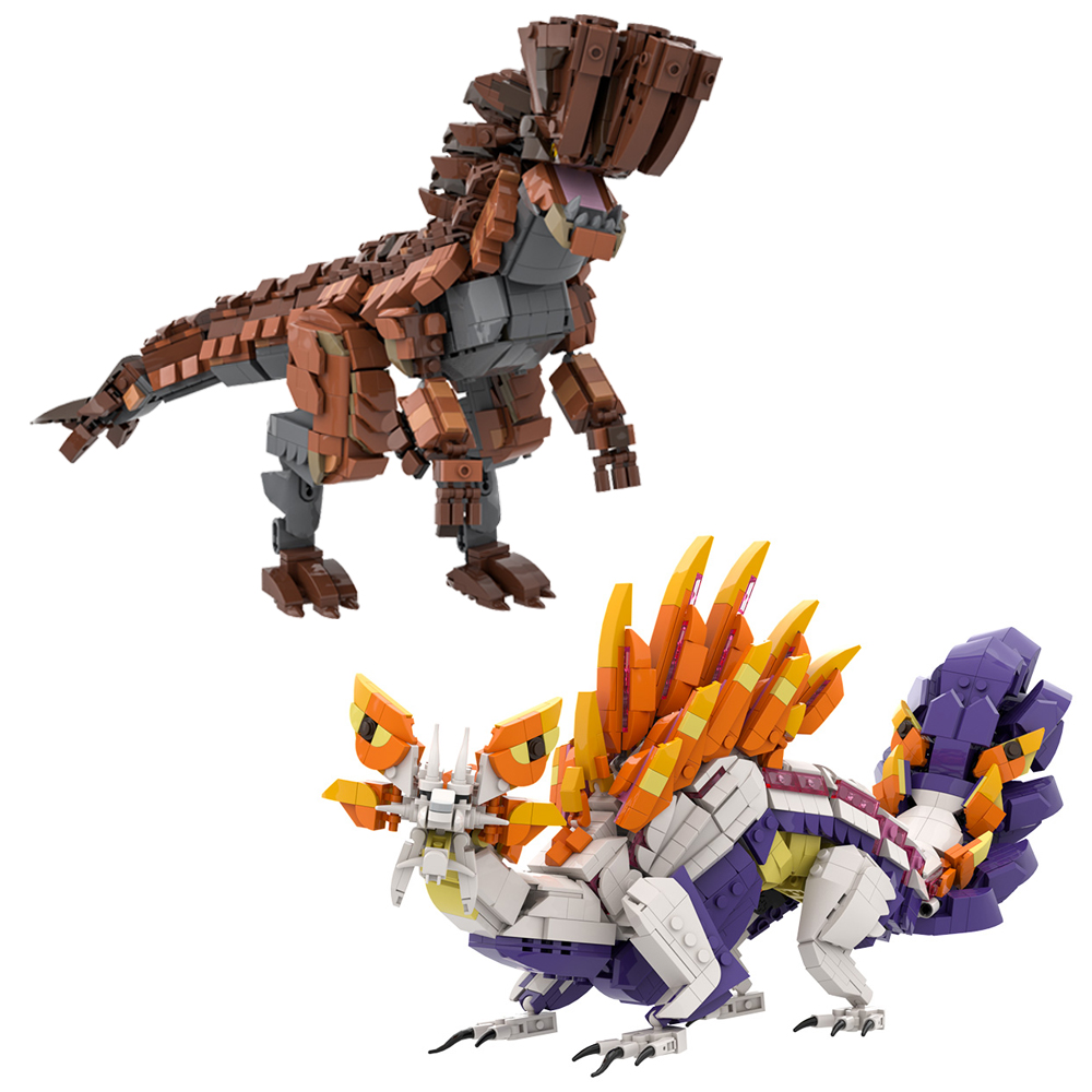 Model Kit Dragon - MOC Populaire Games Monster Hunter Barroth