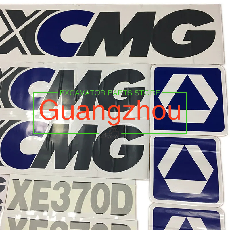 Logo Model Kit - Hoogwaardige sticker voor Xugong XCGM XE60/75/150/200/370C/D215/260A