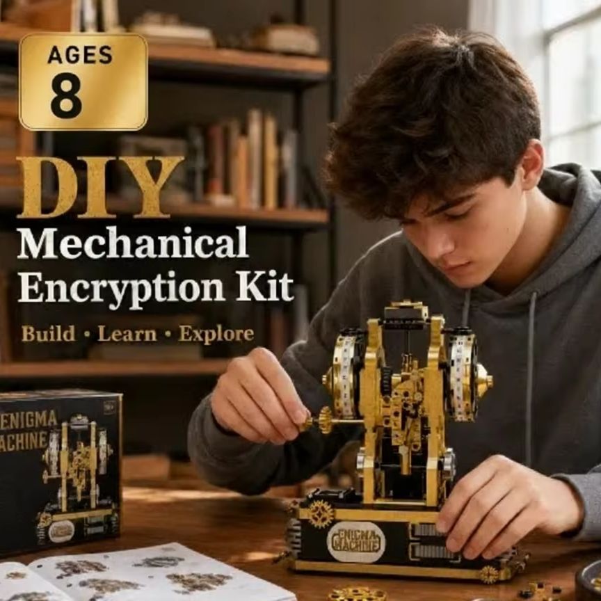 Enigma Machine Bouwstenen Set  - Model Kit History recensie en prijs