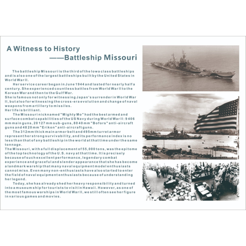 Very Fire 1/700 USS Missouri s - Model Kit Uss Missouri recensie en prijs