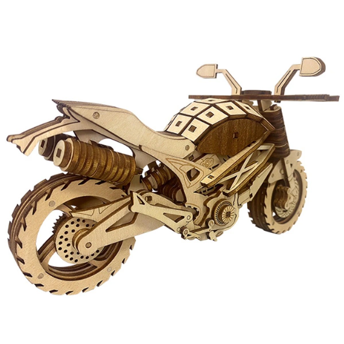 Motorfiets 3D auto houten puzz - Model Kit History recensie en prijs
