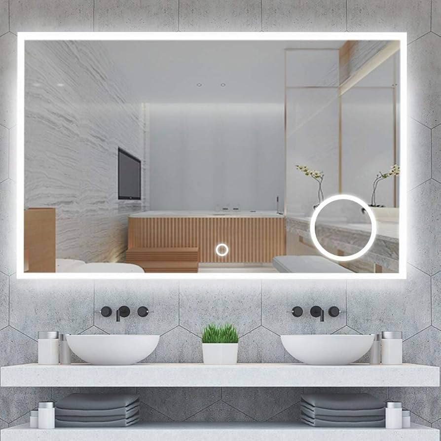 Op maat gemaakte wandspiegel m - Magnifier With Light recensie en prijs