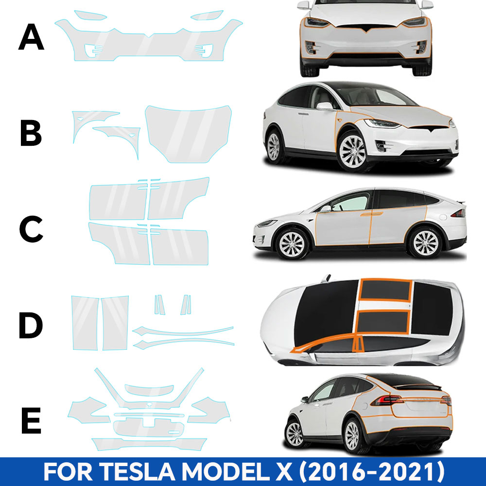 9MIL Voor Tesla Model X 2016-2 - Logo Model Kit recensie en prijs