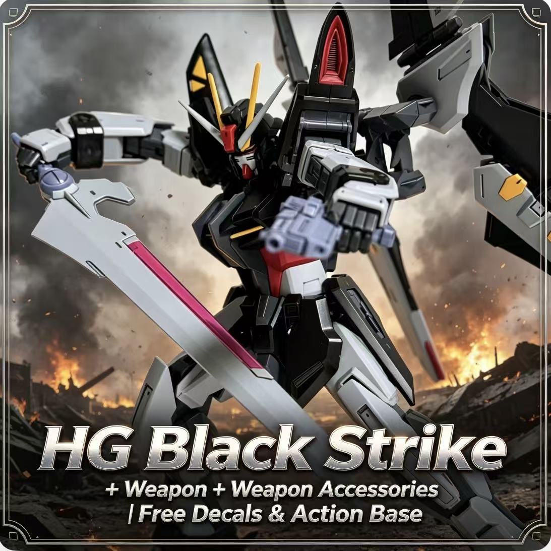 41 HG 1/144 Black Strike Mecha - Model Kit Non Gundam recensie en prijs
