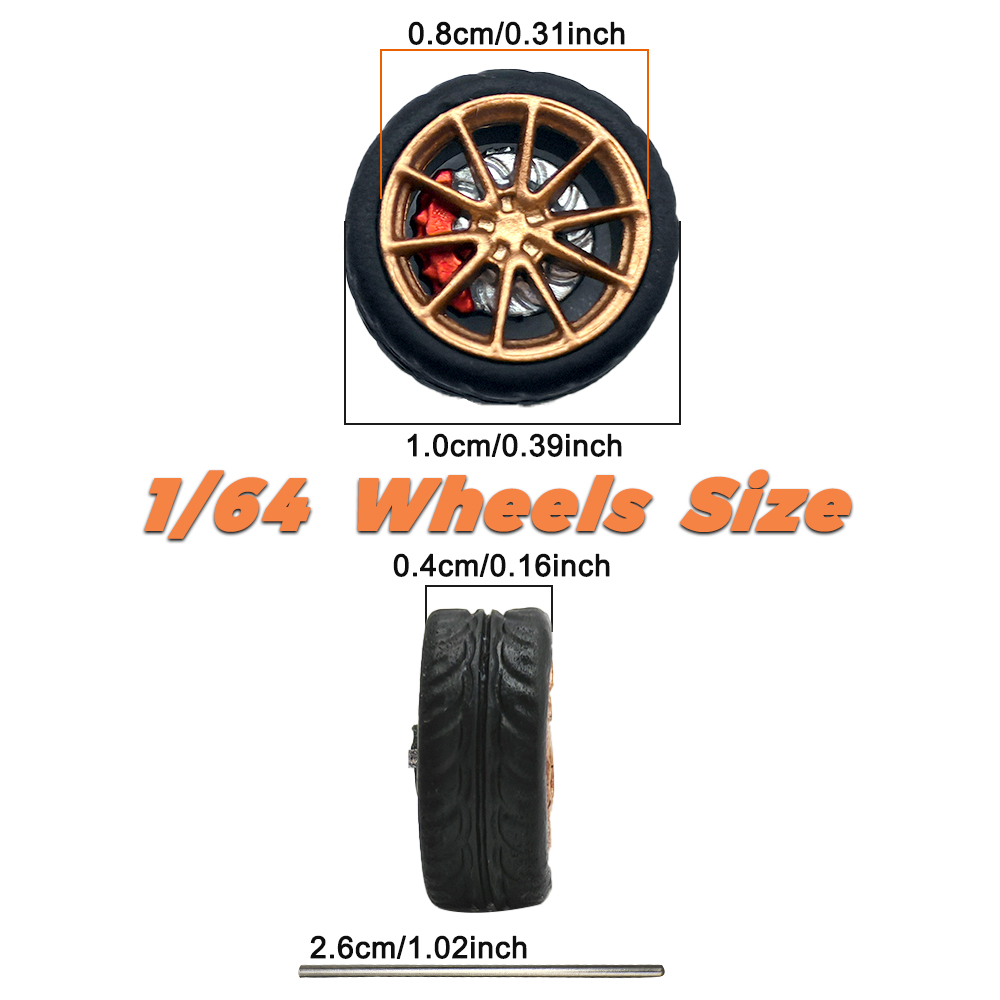1/64 Model Auto Wielen Banden  - Model Kit Cars recensie en prijs
