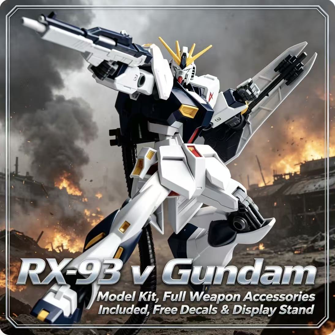 93HG 1/144 ENTRY GRADE RX-93 V - Model Kit Non Gundam recensie en prijs