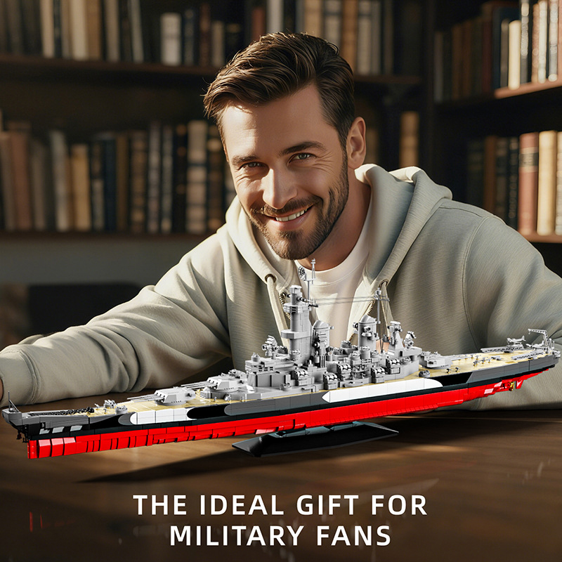 2568-delige USS Missouri slags - Model Kit Uss Missouri recensie en prijs