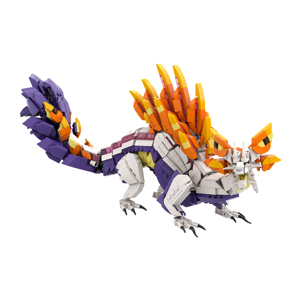 MOC Populaire Games Monster Hu - Model Kit Dragon recensie en prijs