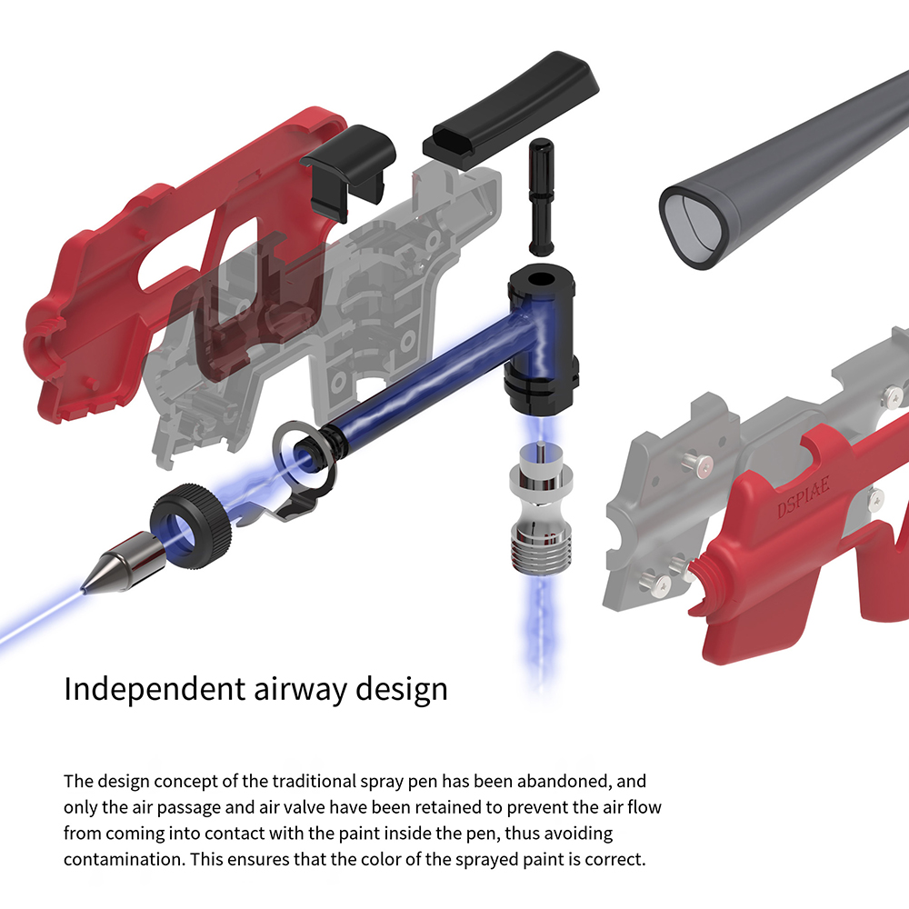 DSPIAE PT-AB Wasvrije airbrush - Model Kit Tool Set recensie en prijs