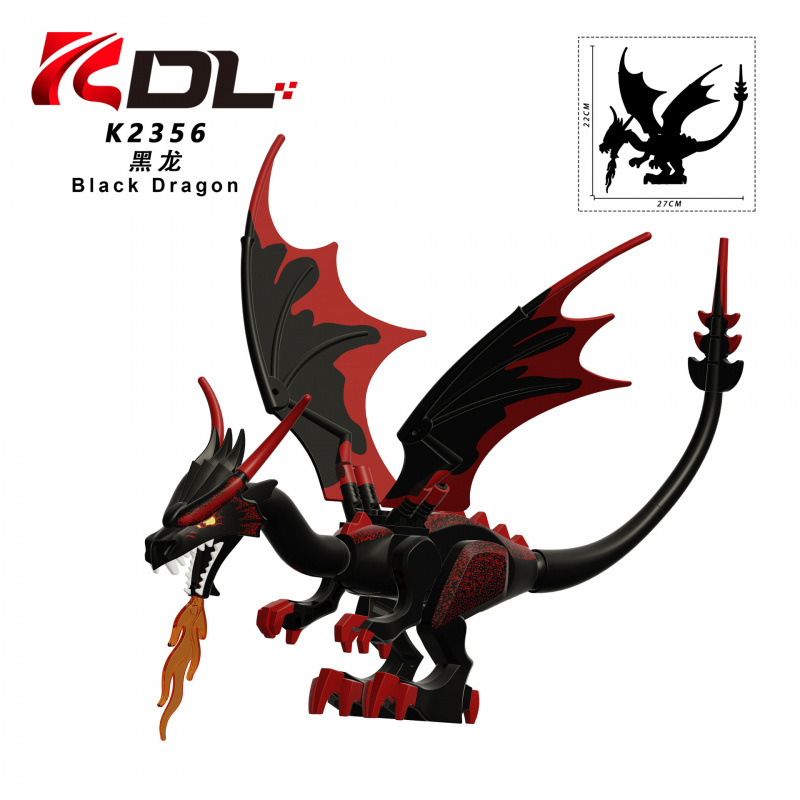 KDL855 Rode Draak en Zwarte Dr - Model Kit Dragon recensie en prijs